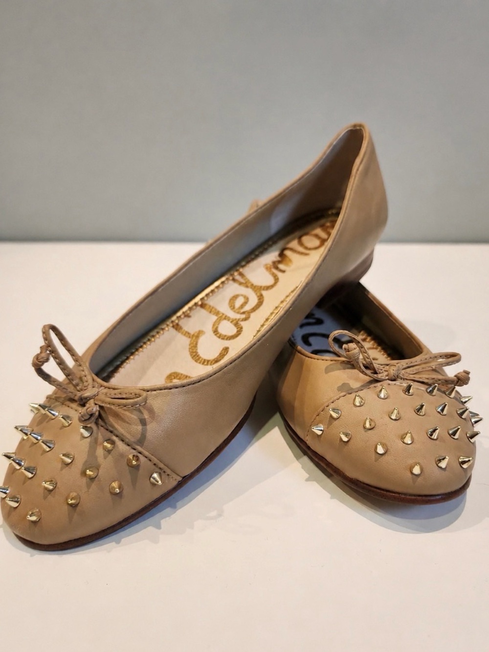 Sam Edelman Vintage Y2K Studded Ballet Flats Size 7.5